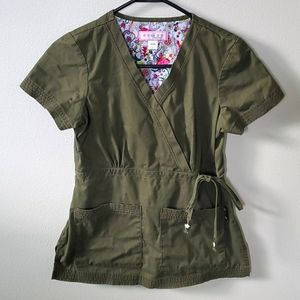 Women's Koi Scrub top